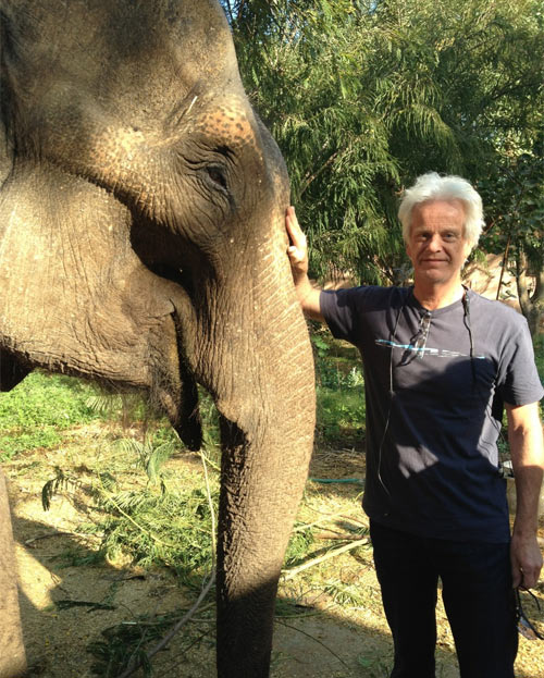 Mike with Elephant